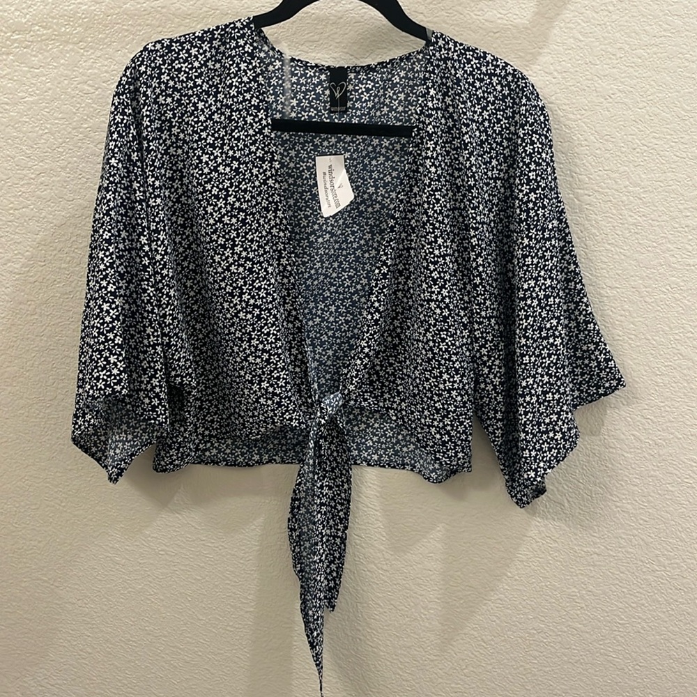 Floral crop top